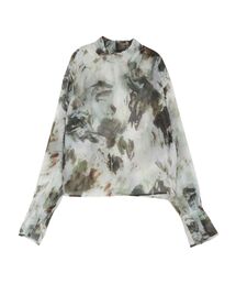 LAGUNAMOON | ペイント柄スタンドブラウス(シャツ/ブラウス)