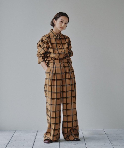 TODAYFUL（トゥデイフル）の「チェックパイピングシャツ（シャツ