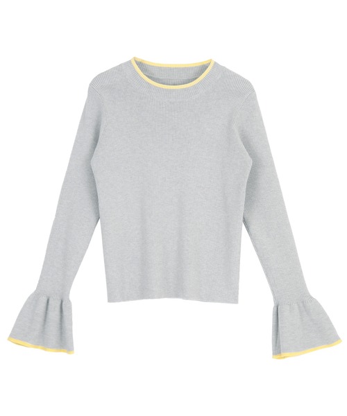 titivate(ティティベイト)の「クルーネックベルスリーブニット(ニット/セーター・レディース・ブルー系その他/イエロー/ピンク/ホワイト系その他/ブラック/グレー系その他/グレー系その他2・S/M)」の10枚目の写真