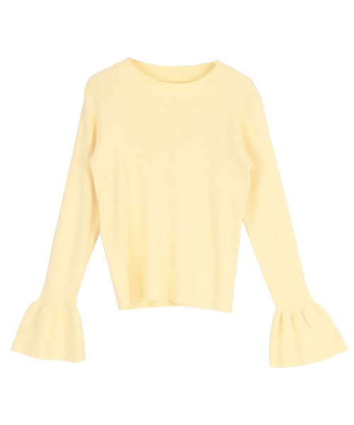 titivate(ティティベイト)の「クルーネックベルスリーブニット(ニット/セーター・レディース・ブルー系その他/イエロー/ピンク/ホワイト系その他/ブラック/グレー系その他/グレー系その他2・S/M)」の19枚目の写真