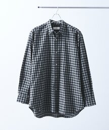 417 EDIFICE | コットンシャンブレーチェックシャツ(シャツ/ブラウス)