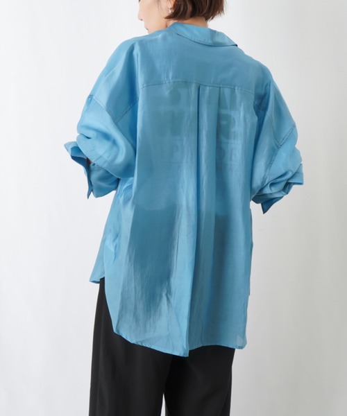 LUCA/LUCA LADY LACK オーバーサイズシャツ LADY LUCK LUCA（レディラックルカ） ブラウス シャツ LC/LLL ドロスト