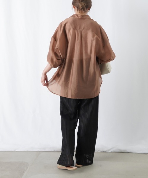 LUCA/LUCA LADY LACK オーバーサイズシャツ LADY LUCK LUCA（レディラックルカ） ブラウス シャツ LC/LLL ドロスト