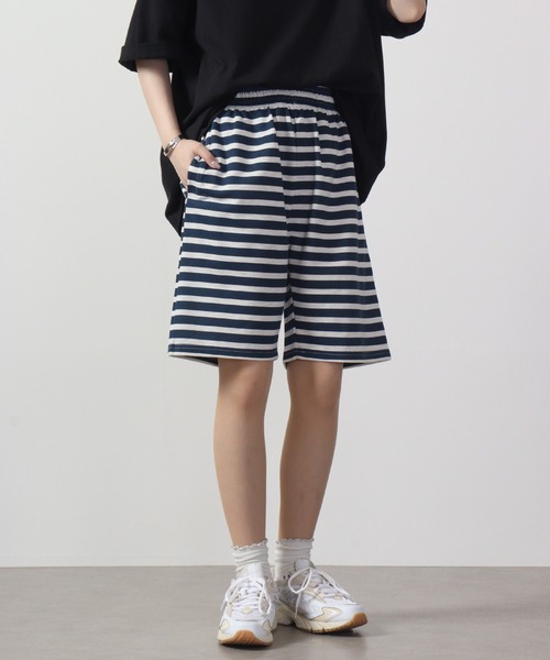 ACE(エース)の「ACE プリント ハーフパンツ(その他パンツ・メンズ・オートミール/ホワイト/オフホワイト/ネイビー/ブラック/杢グレー/ブラック系/グレー系/アイボリー系/ネイビー系1/ネイビー系/カーキ・LL/M/L)」の1枚目の写真