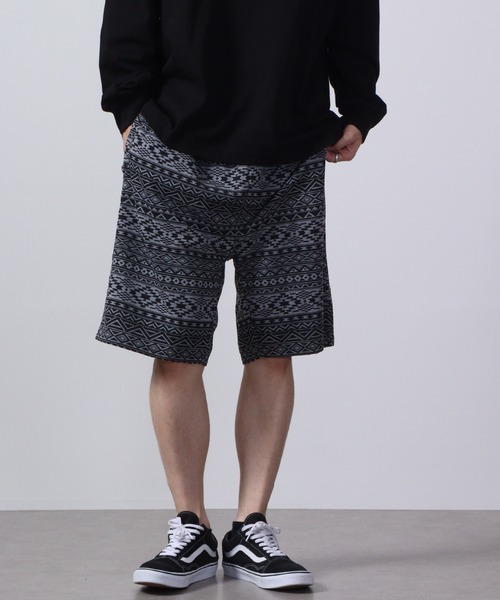 ACE(エース)の「ACE プリント ハーフパンツ(その他パンツ・メンズ・オートミール/ホワイト/オフホワイト/ネイビー/ブラック/杢グレー/ブラック系/グレー系/アイボリー系/ネイビー系1/ネイビー系/カーキ・LL/M/L)」の6枚目の写真