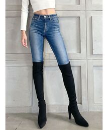 GYDA | ハイウエストシェードデニムスキニーパンツ(デニムパンツ)