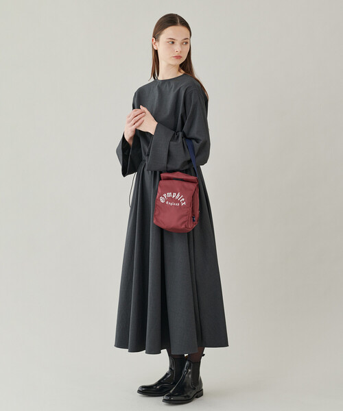 GYMPHLEX（ジムフレックス）の「Gymphlex | ギャザーワンピース WOMEN（ワンピース・レディース・ダークネイビー/ダークグレー・14）」の22枚目の写真