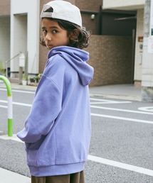 【PAIRMANON STREET】裏毛 カンガルーポケット付き ジップパーカー