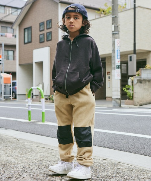 PAIRMANON STREET】裏毛 カンガルーポケット付き ジップパーカー  