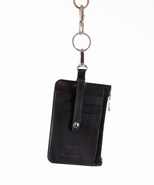 SEVESKIG(セヴシグ)の「SEVESKIG/セブシグ/Japan Leather Card Coin Wallet(カードケース・メンズ・ブラック/ブラウン・FREE)」の2枚目の写真
