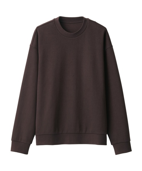 無印良品（ムジルシリョウヒン）の「二重編みスウェットシャツ（スウェット・メンズ・ベージュ系1/バーガンディー/ネイビー/ブラック/ダークグリーン/ダークブラウン・S/XS/XL/XXL/L/M）」の17枚目の写真
