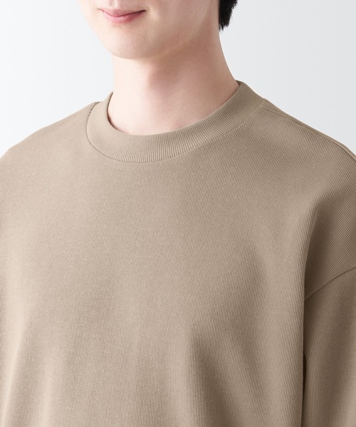 無印良品（ムジルシリョウヒン）の「二重編みスウェットシャツ（スウェット・メンズ・ベージュ系1/バーガンディー/ネイビー/ブラック/ダークグリーン/ダークブラウン・S/XS/XL/XXL/L/M）」の22枚目の写真