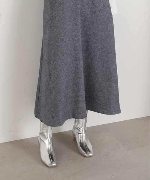 N.（N. Natural Beauty Basic）（エヌエヌナチュラルビューティーベーシック）の「【S Size Line】◆メランジジャンパースカート（ワンピース・レディース・ブルー/スミクロ/モカ・SMALL/MEDIUM）」の17枚目の写真