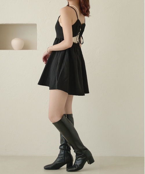 Ambre Neige（アンブルネージュ）の「ジャガードペプラムビスチェ／【WEB/EC限定商品】（キャミソール・レディース・アイボリー/ブラック/ベージュ・FREE）」の14枚目の写真