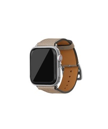 ノービレ Apple Watch レザーバンド【38mm/40mm/41mm/42mm, S/Mサイズ】 (アダプター:シルバー)