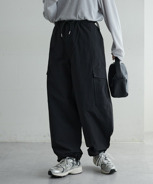 CIAOPANIC TYPY（チャオパニックティピー）の「サイドドロストカーブカーゴパンツ（カーゴパンツ・レディース・ブラック/カーキ/ブラウン・SMALL/MEDIUM）」の4枚目の写真
