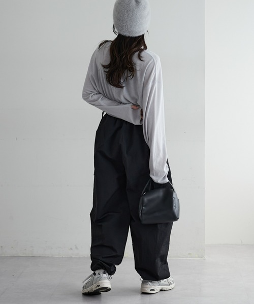 CIAOPANIC TYPY（チャオパニックティピー）の「サイドドロストカーブカーゴパンツ（カーゴパンツ・レディース・ブラック/カーキ/ブラウン・SMALL/MEDIUM）」の11枚目の写真