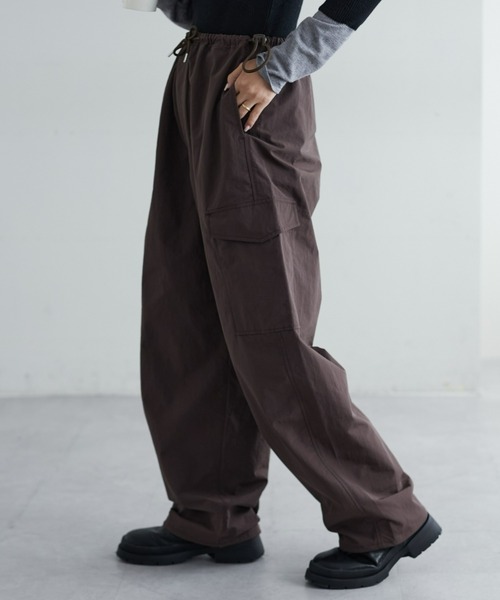 CIAOPANIC TYPY（チャオパニックティピー）の「サイドドロストカーブカーゴパンツ（カーゴパンツ・レディース・ブラック/カーキ/ブラウン・SMALL/MEDIUM）」の15枚目の写真