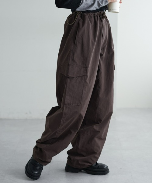 CIAOPANIC TYPY（チャオパニックティピー）の「サイドドロストカーブカーゴパンツ（カーゴパンツ・レディース・ブラック/カーキ/ブラウン・SMALL/MEDIUM）」の17枚目の写真