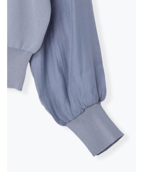 Te chichi（テチチ）の「オーガンジースリーブニットプルオーバー（ニット/セーター・レディース・ブルー/ブラック/ブラウン・F）」の21枚目の写真