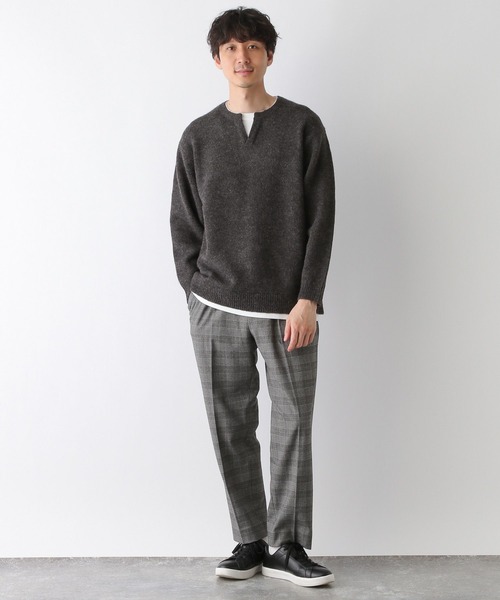 GLOBAL WORK(グローバルワーク)の「フワフワHug meキーレイヤー/704860(ニット/セーター・メンズ・ベージュ系その他3/チャコールグレー/ライトパープル/カーキ/ネイビー/ホワイト系その他2・MEDIUM/SMALL/X-LARGE/LARGE)」の12枚目の写真