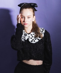 lilLilly | ラメシャギーニットカーディガン(カーディガン/ボレロ)