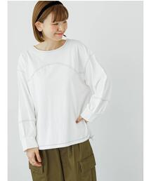 Lugnoncure | 配色ステッチカットソープルオーバー(Tシャツ/カットソー)