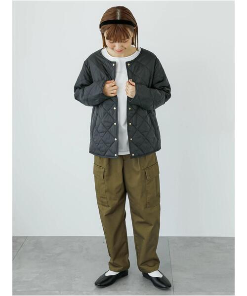 Lugnoncure(ルノンキュール)の「配色ステッチカットソープルオーバー(Tシャツ/カットソー・レディース・ベージュ/ブラック/オフホワイト・F)」の6枚目の写真