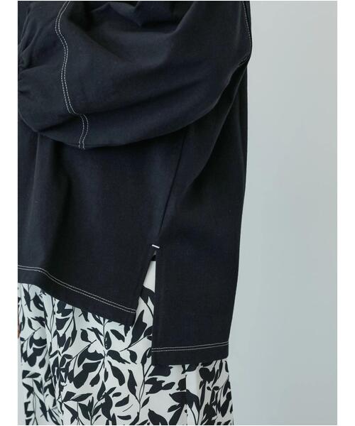 Lugnoncure(ルノンキュール)の「配色ステッチカットソープルオーバー(Tシャツ/カットソー・レディース・ベージュ/ブラック/オフホワイト・F)」の18枚目の写真