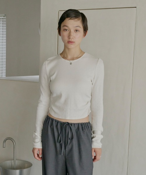 GIUNON  cotton long t-shirt / コットンロンT cotton long t-shirt / コットンロンT（Tシャツ/カットソー