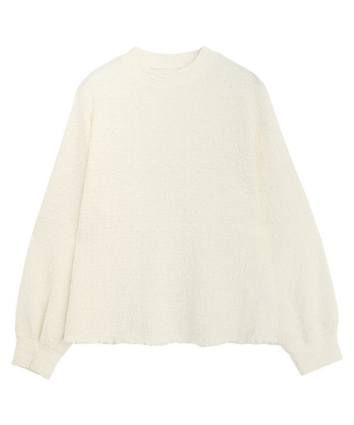 Pierrot(ピエロ)の「ボリュームスリーブシボカットソー(Tシャツ/カットソー・レディース・アイボリー/ブラック・L/M)」の10枚目の写真