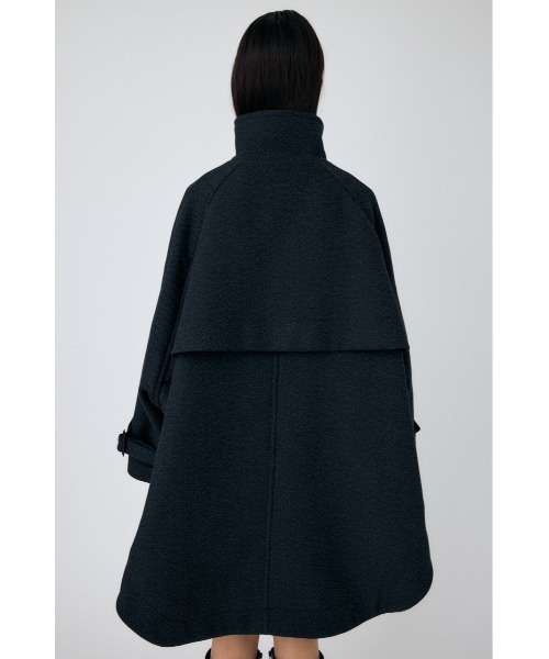 MOUSSY（マウジー）の「CAPE コート（その他アウター・レディース・ブラック/ライトベージュ/ライトブルー・FREE）」の7枚目の写真