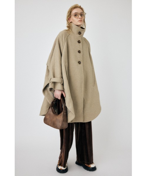 MOUSSY（マウジー）の「CAPE コート（その他アウター・レディース・ブラック/ライトベージュ/ライトブルー・FREE）」の15枚目の写真