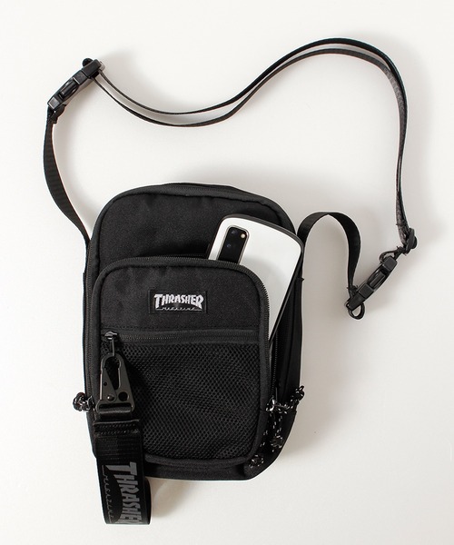 THRASHER（スラッシャー）の「【THRASHER/スラッシャー】ミニショルダー（ショルダーバッグ・メンズ・ブラック・ONE）」の16枚目の写真