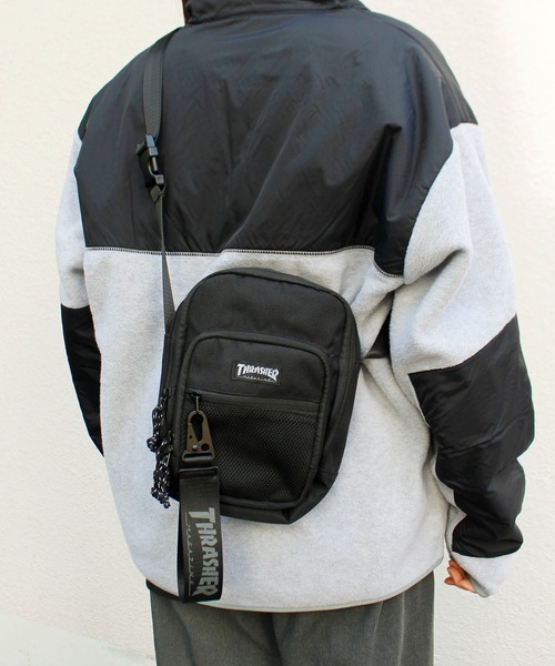 THRASHER（スラッシャー）の「【THRASHER/スラッシャー】ミニショルダー（ショルダーバッグ・メンズ・ブラック・ONE）」の6枚目の写真