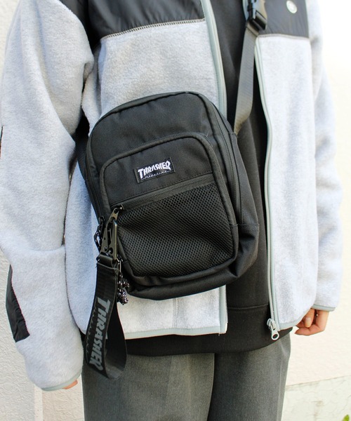 THRASHER（スラッシャー）の「【THRASHER/スラッシャー】ミニショルダー（ショルダーバッグ・メンズ・ブラック・ONE）」の5枚目の写真