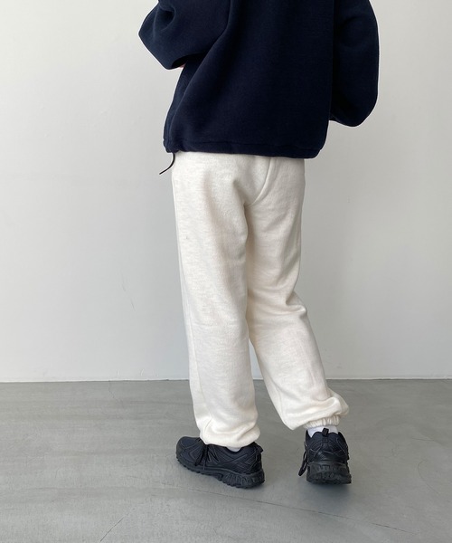 CANAL JEAN(キャナルジーン)の「El mar 裏起毛スウェットパンツ(スウェットパンツ・レディース・ライトグレー/クリーム・ONE SIZE)」の7枚目の写真