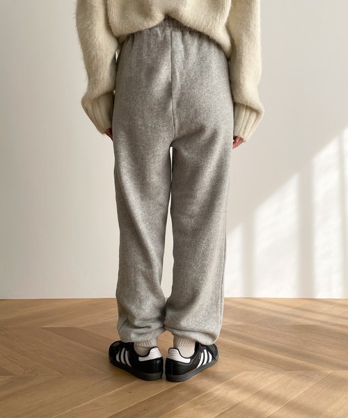 CANAL JEAN(キャナルジーン)の「El mar 裏起毛スウェットパンツ(スウェットパンツ・レディース・ライトグレー/クリーム・ONE SIZE)」の11枚目の写真