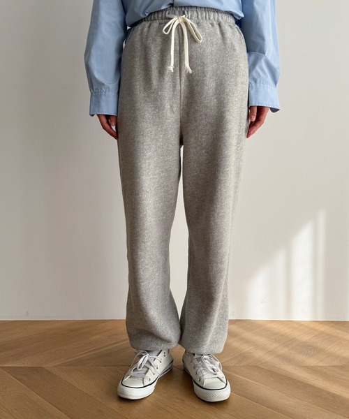 CANAL JEAN(キャナルジーン)の「El mar 裏起毛スウェットパンツ(スウェットパンツ・レディース・ライトグレー/クリーム・ONE SIZE)」の22枚目の写真