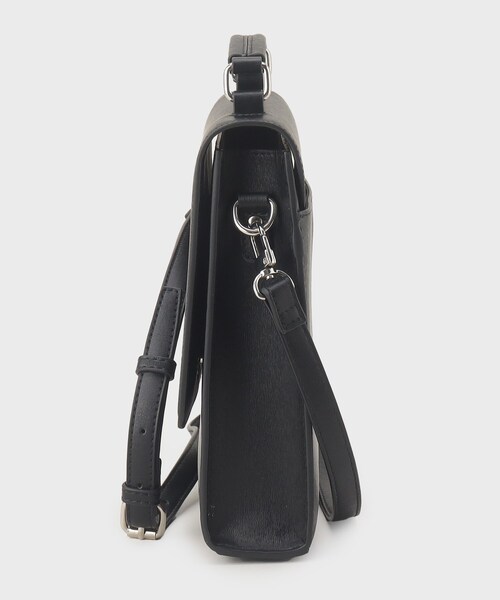 TAKEO KIKUCHI（タケオキクチ）の「◆【2WAY】フラップ BOXショルダーバッグ（ショルダーバッグ・メンズ・ボルドー/ブラック/ダークブラウン・00）」の11枚目の写真