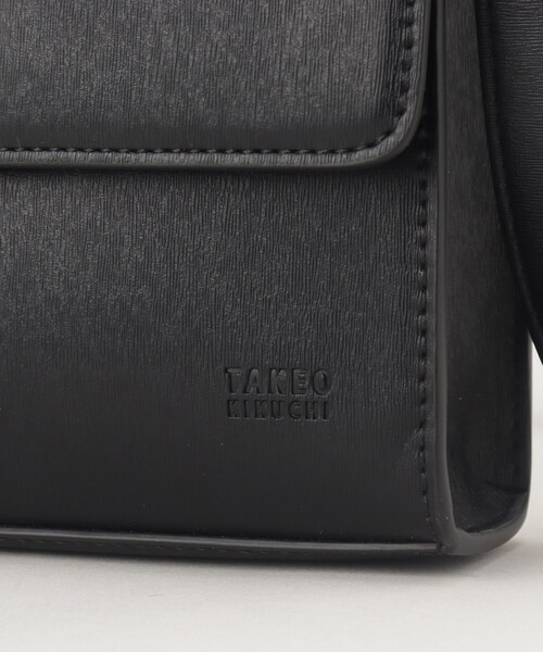 TAKEO KIKUCHI（タケオキクチ）の「◆【2WAY】フラップ BOXショルダーバッグ（ショルダーバッグ・メンズ・ボルドー/ブラック/ダークブラウン・00）」の18枚目の写真
