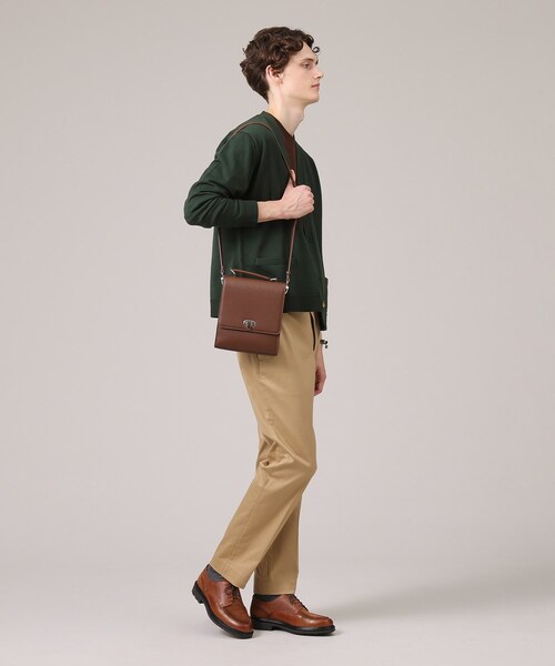 TAKEO KIKUCHI（タケオキクチ）の「◆【2WAY】フラップ BOXショルダーバッグ（ショルダーバッグ・メンズ・ボルドー/ブラック/ダークブラウン・00）」の7枚目の写真