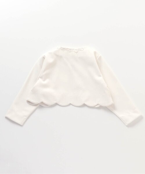 apres les cours（アプレレクール）の「フォーマルボレロ（カーディガン/ボレロ・キッズ・ネイビー/オフホワイト・120/130/100/110）」の8枚目の写真