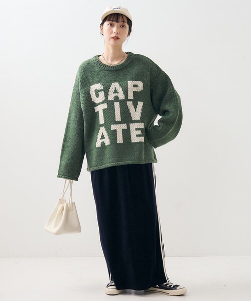 【セール】ベロア サイドライン スカート（スカート）｜FREAK'S STORE（フリークスストア）