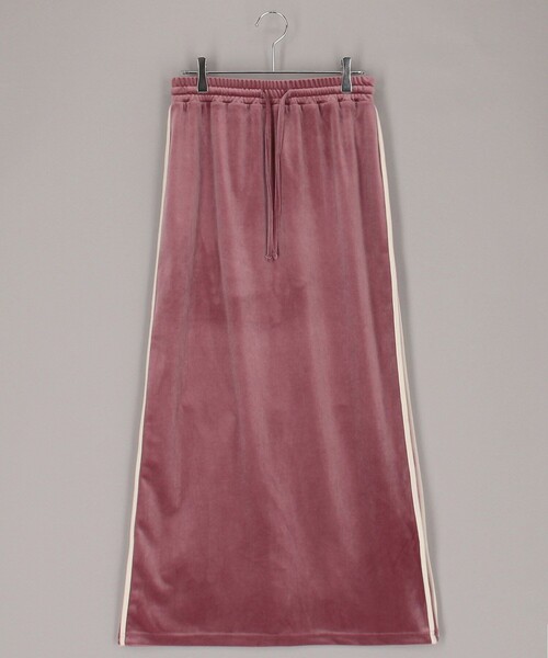 【セール】ベロア サイドライン スカート（スカート）｜FREAK'S STORE（フリークスストア）