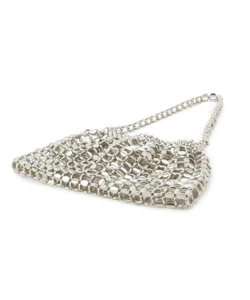 VIS（ビス）の「【2WAY】ビーズショルダーバッグ（ショルダーバッグ・レディース・シルバー・FREE）」の5枚目の写真