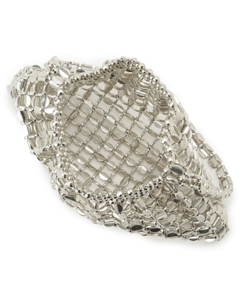 VIS（ビス）の「【2WAY】ビーズショルダーバッグ（ショルダーバッグ・レディース・シルバー・FREE）」の9枚目の写真