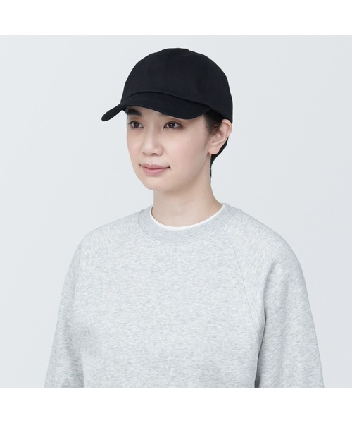 無印良品（ムジルシリョウヒン）の「コットンツイル　キャップ（キャップ・レディース・ライトイエロー/ライトベージュ/ブラック・55-59cm）」の19枚目の写真