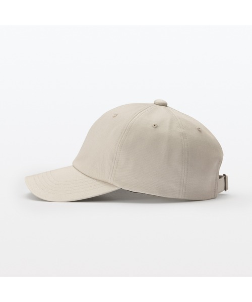 無印良品（ムジルシリョウヒン）の「コットンツイル　キャップ（キャップ・レディース・ライトイエロー/ライトベージュ/ブラック・55-59cm）」の11枚目の写真