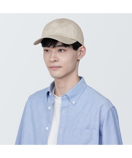 無印良品（ムジルシリョウヒン）の「コットンツイル　キャップ（キャップ・レディース・ライトイエロー/ライトベージュ/ブラック・55-59cm）」の15枚目の写真